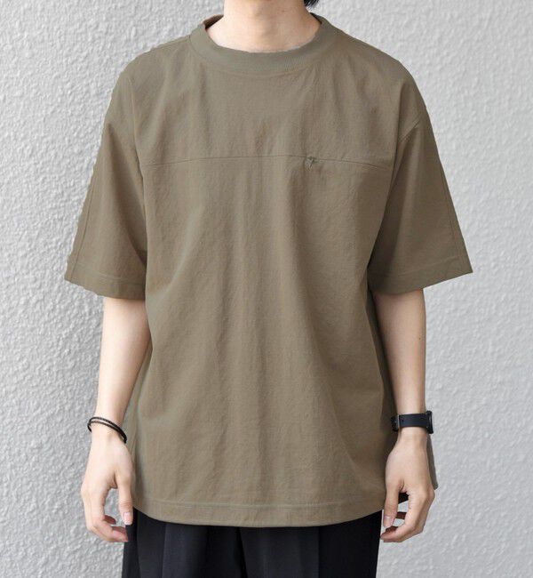 SHIPS any「SHIPS any: 360&deg; THE CIRCLE STRETCH リネン混 スピンドルTシャツ◆」|Tシャツ・カットソー|