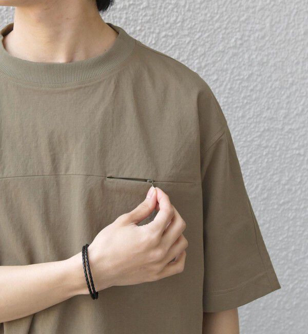 SHIPS any「SHIPS any: 360&deg; THE CIRCLE STRETCH リネン混 スピンドルTシャツ◆」|Tシャツ・カットソー|