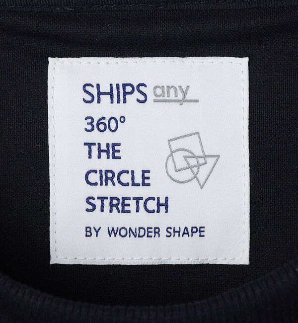 SHIPS any「SHIPS any: 360&deg; THE CIRCLE STRETCH リネン混 スピンドルTシャツ◆」|Tシャツ・カットソー|