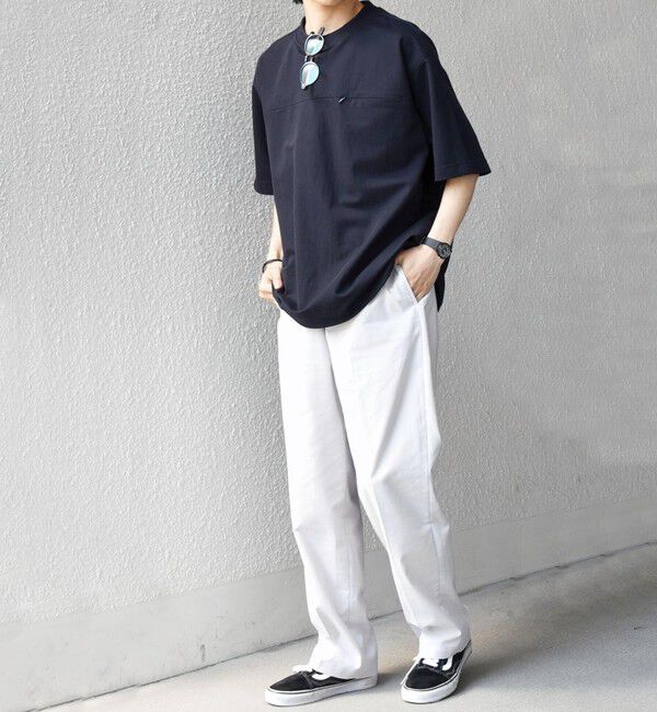 SHIPS any「SHIPS any: 360&deg; THE CIRCLE STRETCH リネン混 スピンドルTシャツ◆」|Tシャツ・カットソー|