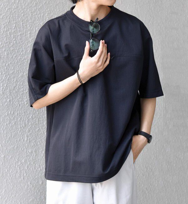 SHIPS any「SHIPS any: 360&deg; THE CIRCLE STRETCH リネン混 スピンドルTシャツ◆」|Tシャツ・カットソー|