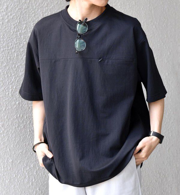 SHIPS any「SHIPS any: 360&deg; THE CIRCLE STRETCH リネン混 スピンドルTシャツ◆」|Tシャツ・カットソー|