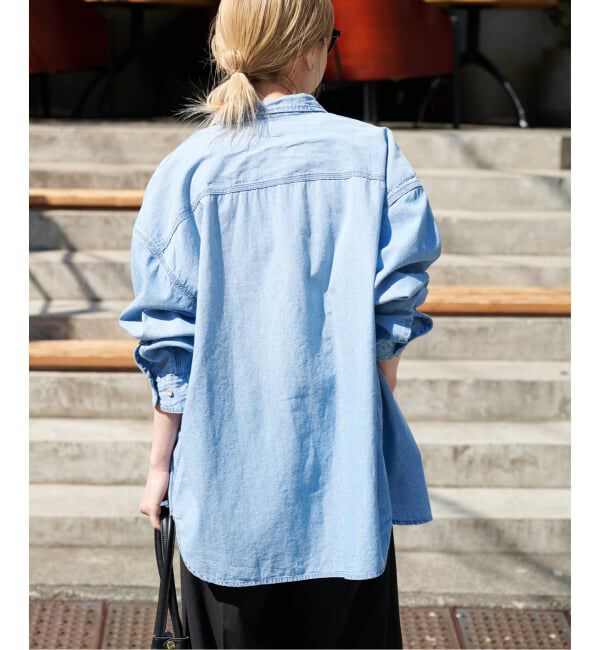 OUTDOOR PRODUCTS Usual Things「≪予約≫ULTシャンブレーファティーグシャツ」|シャツ・ブラウス|