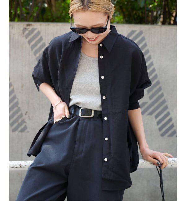 OUTDOOR PRODUCTS Usual Things「≪予約 追加≫レーヨンリネンシャツ」|シャツ・ブラウス|