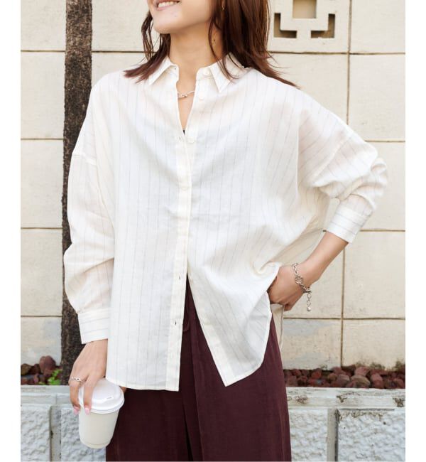 OUTDOOR PRODUCTS Usual Things「≪予約 追加≫レーヨンリネンシャツ」|シャツ・ブラウス|