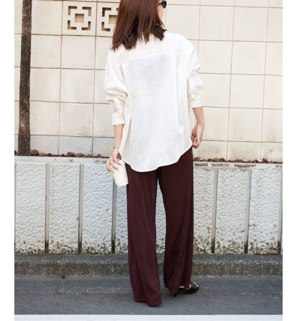 OUTDOOR PRODUCTS Usual Things「≪予約 追加≫レーヨンリネンシャツ」|シャツ・ブラウス|