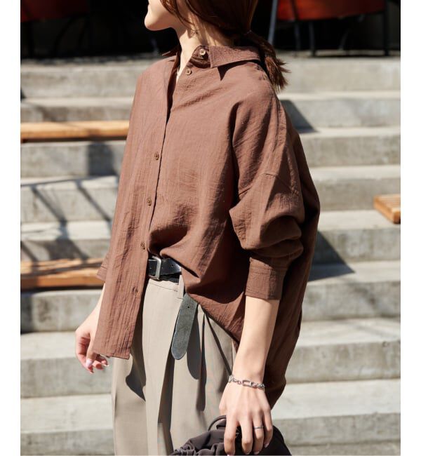 OUTDOOR PRODUCTS Usual Things「≪予約 追加≫レーヨンリネンシャツ」|シャツ・ブラウス|