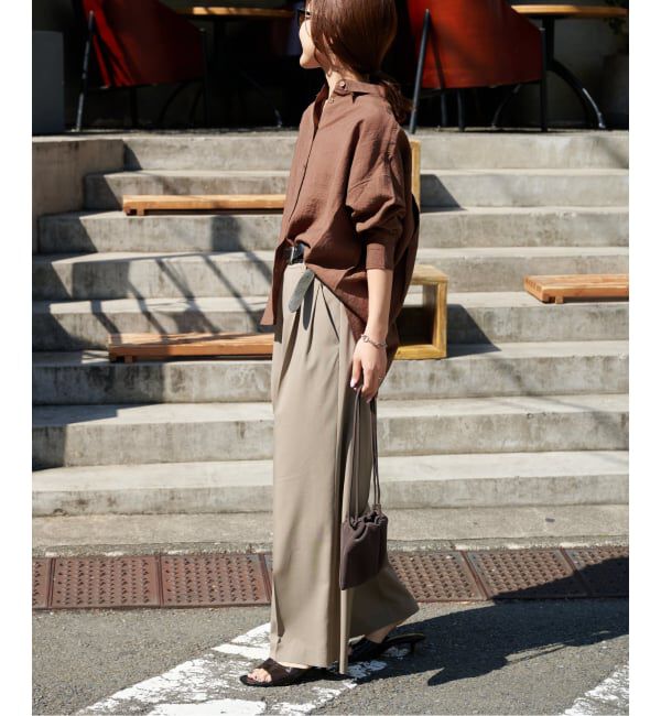 OUTDOOR PRODUCTS Usual Things「≪予約 追加≫レーヨンリネンシャツ」|シャツ・ブラウス|