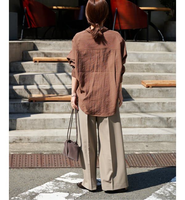 OUTDOOR PRODUCTS Usual Things「≪予約 追加≫レーヨンリネンシャツ」|シャツ・ブラウス|