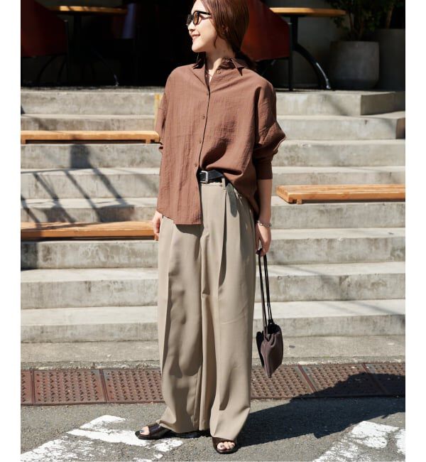 OUTDOOR PRODUCTS Usual Things「≪予約 追加≫レーヨンリネンシャツ」|シャツ・ブラウス|