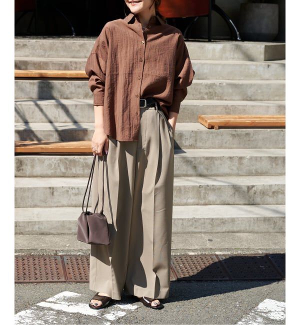 OUTDOOR PRODUCTS Usual Things「≪予約 追加≫レーヨンリネンシャツ」|シャツ・ブラウス|