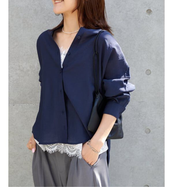 OUTDOOR PRODUCTS Usual Things「≪予約 追加≫レーヨンリネンシャツ」|シャツ・ブラウス|