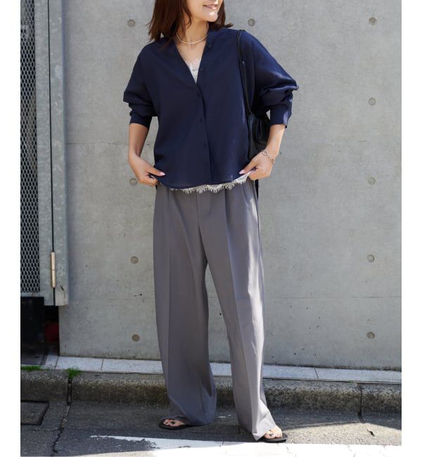 OUTDOOR PRODUCTS Usual Things「≪予約 追加≫レーヨンリネンシャツ」|シャツ・ブラウス|