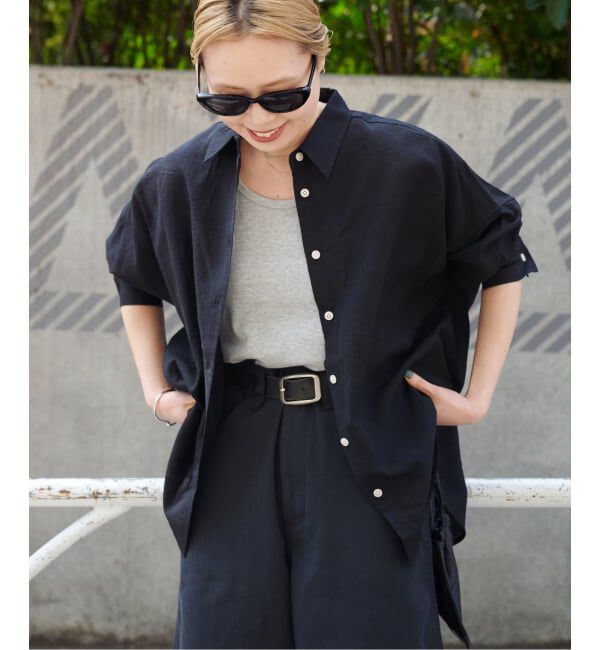 OUTDOOR PRODUCTS Usual Things「≪予約 追加≫レーヨンリネンシャツ」|シャツ・ブラウス|