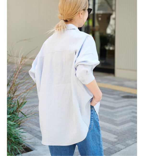 OUTDOOR PRODUCTS Usual Things「≪予約 追加≫レーヨンリネンシャツ」|シャツ・ブラウス|