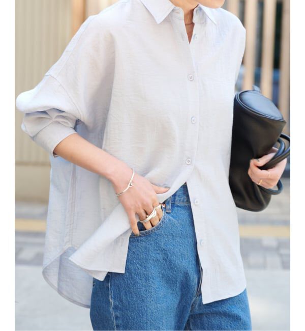 OUTDOOR PRODUCTS Usual Things「≪予約 追加≫レーヨンリネンシャツ」|シャツ・ブラウス|