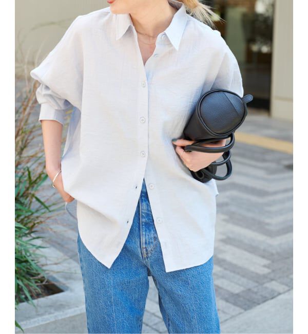 OUTDOOR PRODUCTS Usual Things「≪予約 追加≫レーヨンリネンシャツ」|シャツ・ブラウス|