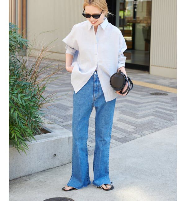 OUTDOOR PRODUCTS Usual Things「≪予約 追加≫レーヨンリネンシャツ」|シャツ・ブラウス|