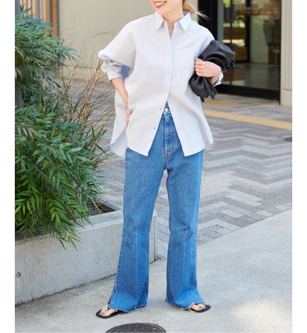 OUTDOOR PRODUCTS Usual Things「≪予約 追加≫レーヨンリネンシャツ」|シャツ・ブラウス|