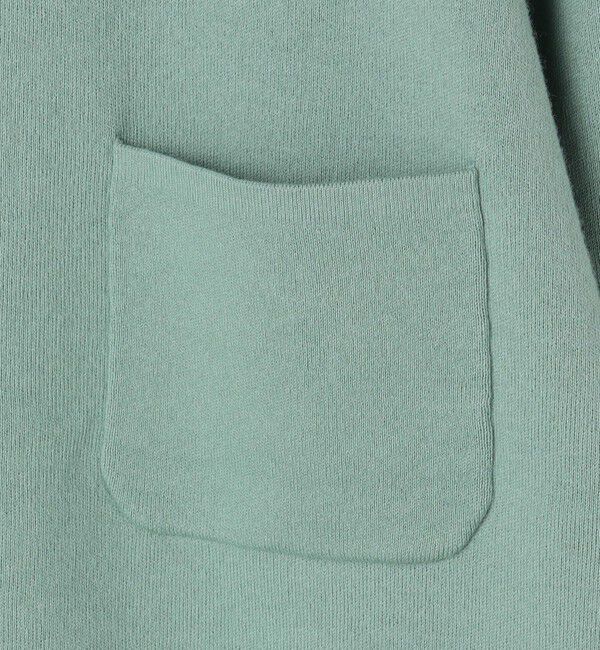 CABaN「CABaN コットンカシミヤ ポケットクルーネックカーディガン」|ニット・セーター|