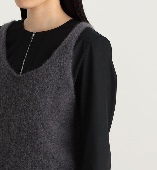 Edition「フォックスカシミヤ ニットベスト」|ベスト・ジレ|