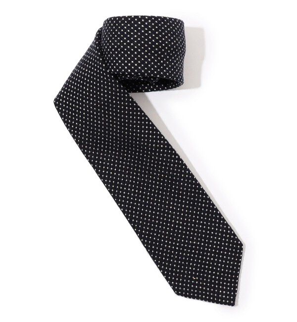 TOMORROWLAND GOODS「STEFANO BIGI ウール ドットネクタイ」|ネクタイ・蝶ネクタイ|18 ブラック系