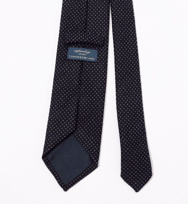 TOMORROWLAND GOODS「STEFANO BIGI ウール ドットネクタイ」|ネクタイ・蝶ネクタイ|