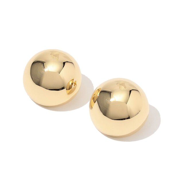 TOMORROWLAND GOODS「Annika Inez Hemisphere ゴールドピアス」|ピアス|