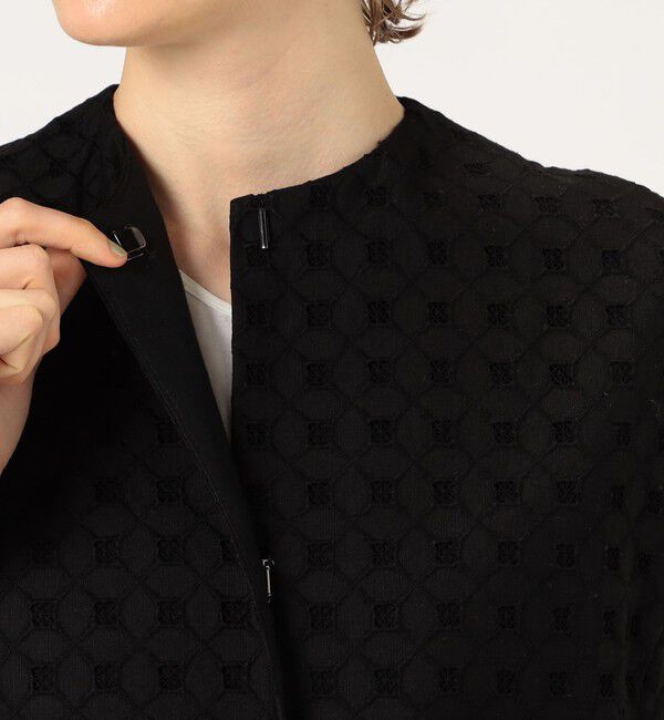 Ballsey「コットンエンブロイダリーコクーンジレ」|ベスト・ジレ|