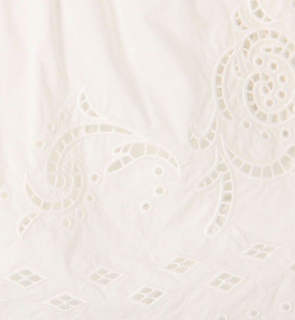 DES PRES「カットワークエンブロイダリー スリーブレスブラウス」|シャツ・ブラウス|