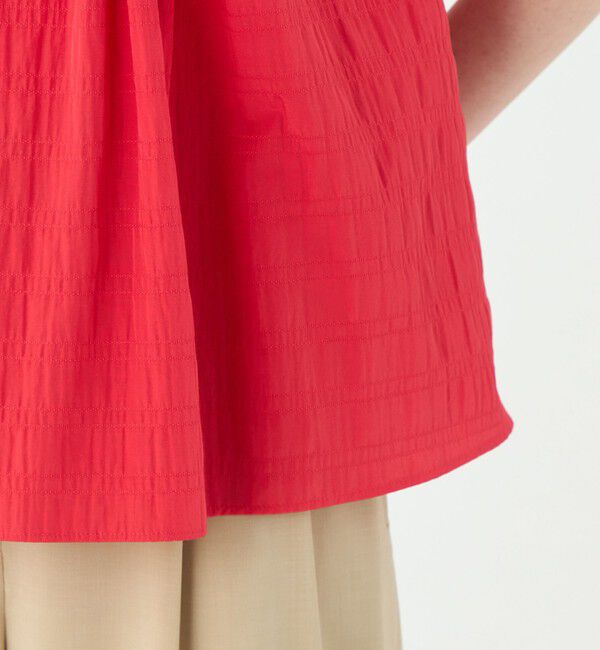 Ballsey「ボーダーサッカー サックブラウス」|シャツ・ブラウス|