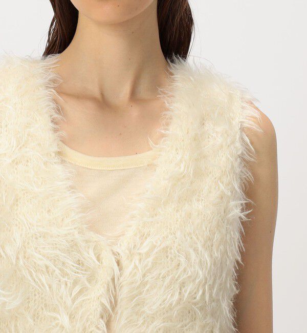 DES PRES「ベビーキッドモヘヤ Vネックベスト」|ベスト・ジレ|