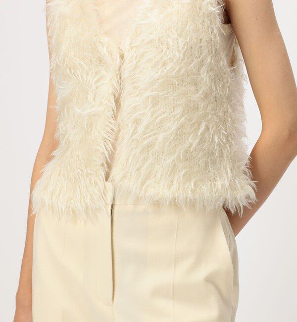 DES PRES「ベビーキッドモヘヤ Vネックベスト」|ベスト・ジレ|