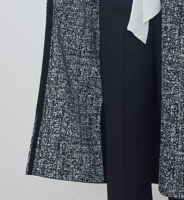 DES PRES「ツートーンジャカード Vネックロングジレ」|ベスト・ジレ|