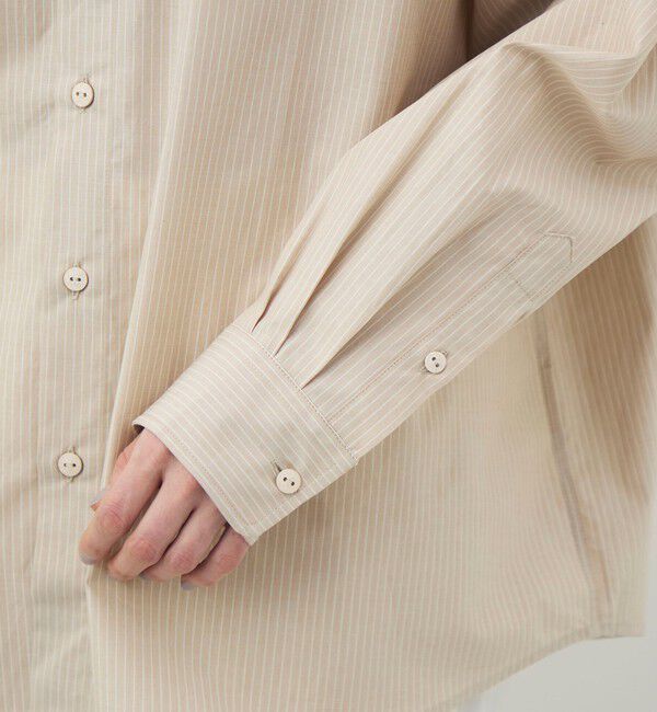 TOMORROWLAND GOODS「BASERANGE CLAUDE コットンポプリンシャツ」|シャツ・ブラウス|