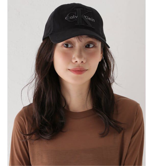JOINT WORKS「Calvin Klein / カルバン クライン LARGE LAYERED MONOLOGO CAP」|キャップ・キャスケット|