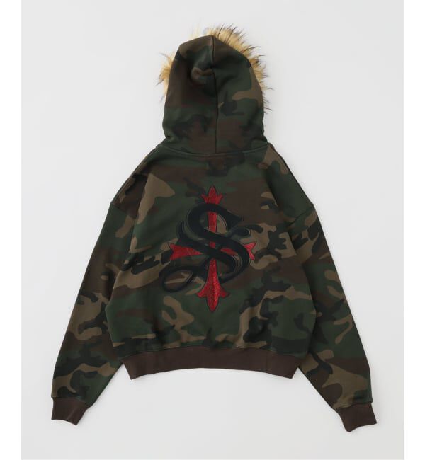 JOINT WORKS「SUPPLIER / サプライヤー FAUX FUR CROSS ZIP HOODIE」|パーカー|