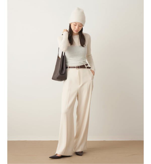 Plage「SOUPLE LUZ / スープレルース C/C RB C/N L/SL トップス」|Tシャツ・カットソー|