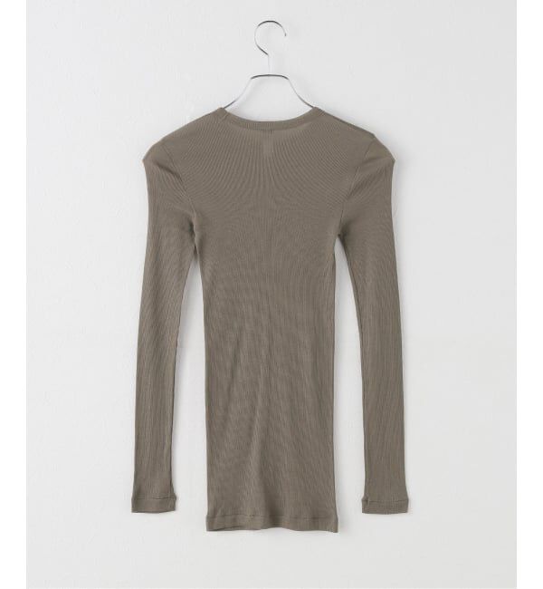 Plage「SOUPLE LUZ / スープレルース C/C RB C/N L/SL トップス」|Tシャツ・カットソー|