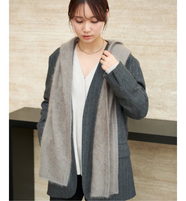 Plage「R&rsquo;IAM カシミヤパーカーストール」|ストール|