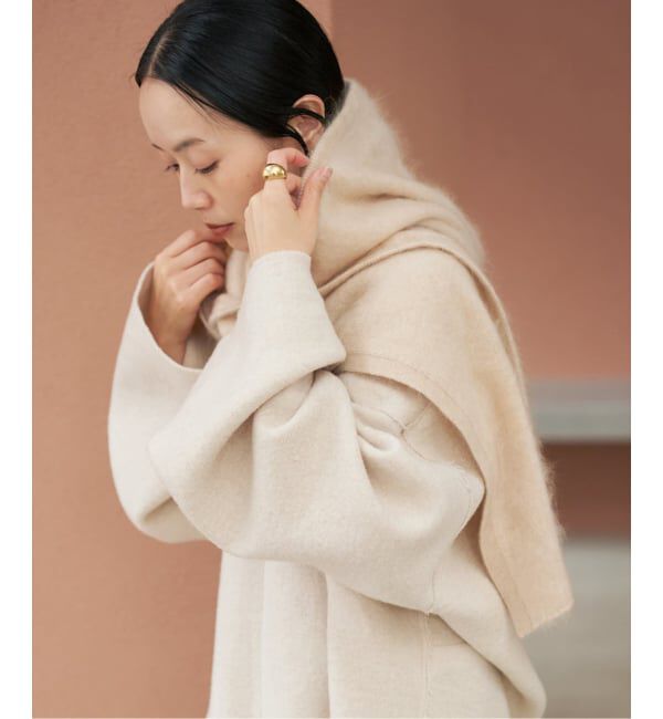 Plage「R&rsquo;IAM カシミヤパーカーストール」|ストール|