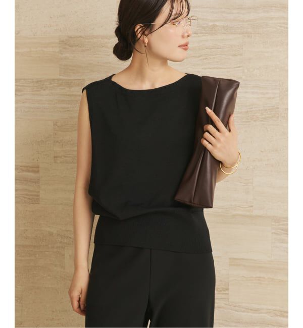 Plage「Sabrina Neck ベスト」|ベスト・ジレ|