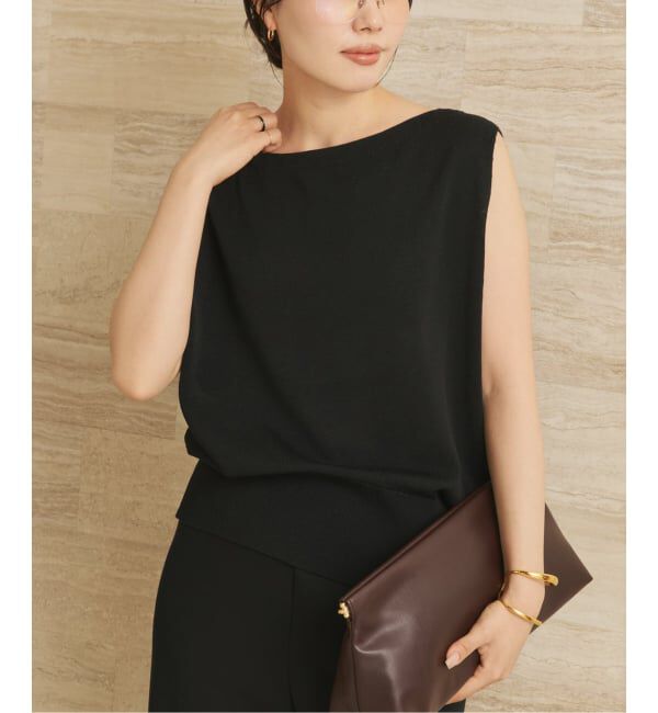 Plage「Sabrina Neck ベスト」|ベスト・ジレ|