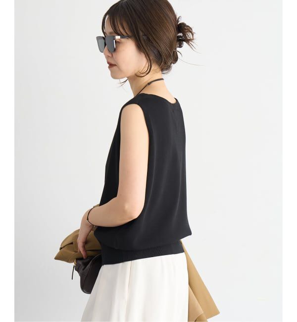 Plage「Sabrina Neck ベスト」|ベスト・ジレ|