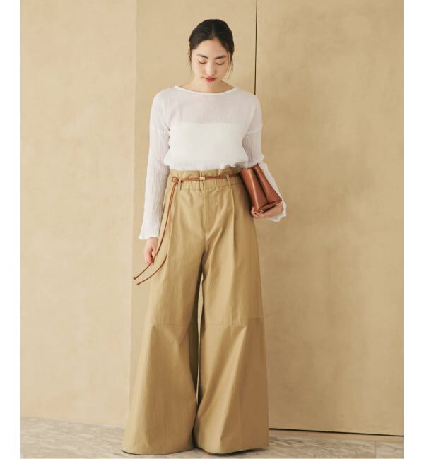 Plage「《WEB限定追加》LES ATELIERS FRANCAIS DE CONFECTION 別注 T-ブラウス」|シャツ・ブラウス|