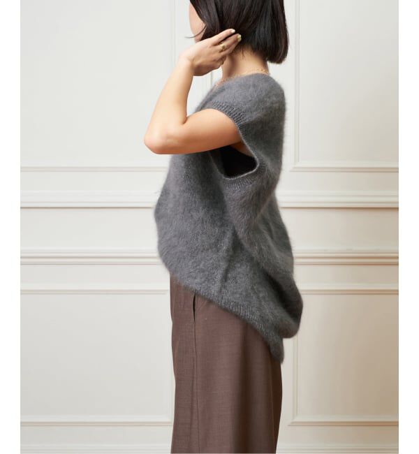 IENA LA BOUCLE「IENA LA BOUCLE ファーニットベスト」|ベスト・ジレ|