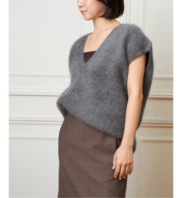 IENA LA BOUCLE「IENA LA BOUCLE ファーニットベスト」|ベスト・ジレ|