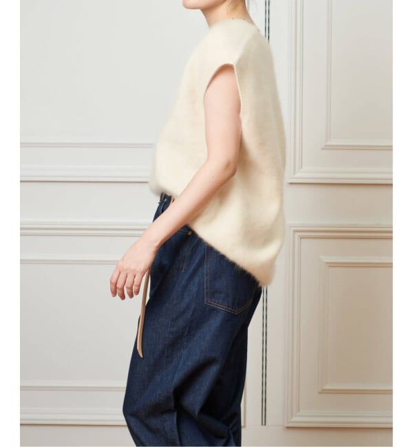 IENA LA BOUCLE「IENA LA BOUCLE ファーニットベスト」|ベスト・ジレ|