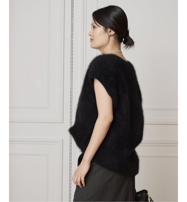 IENA LA BOUCLE「IENA LA BOUCLE ファーニットベスト」|ベスト・ジレ|