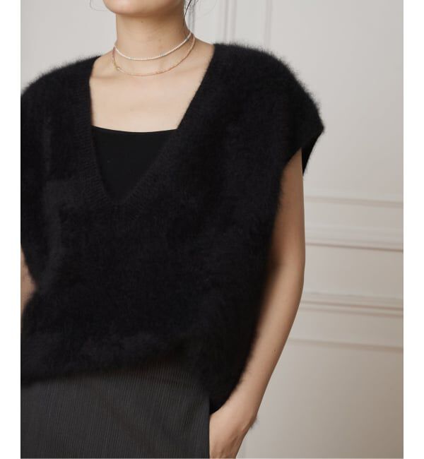 IENA LA BOUCLE「IENA LA BOUCLE ファーニットベスト」|ベスト・ジレ|